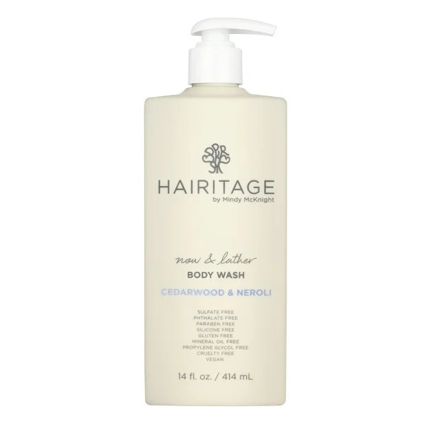 Hairitage Now & Lather Cedarwood & Neroli Scented Body Wash for Women, Men & Kids|  Oat Kernel & ... | Walmart (US)
