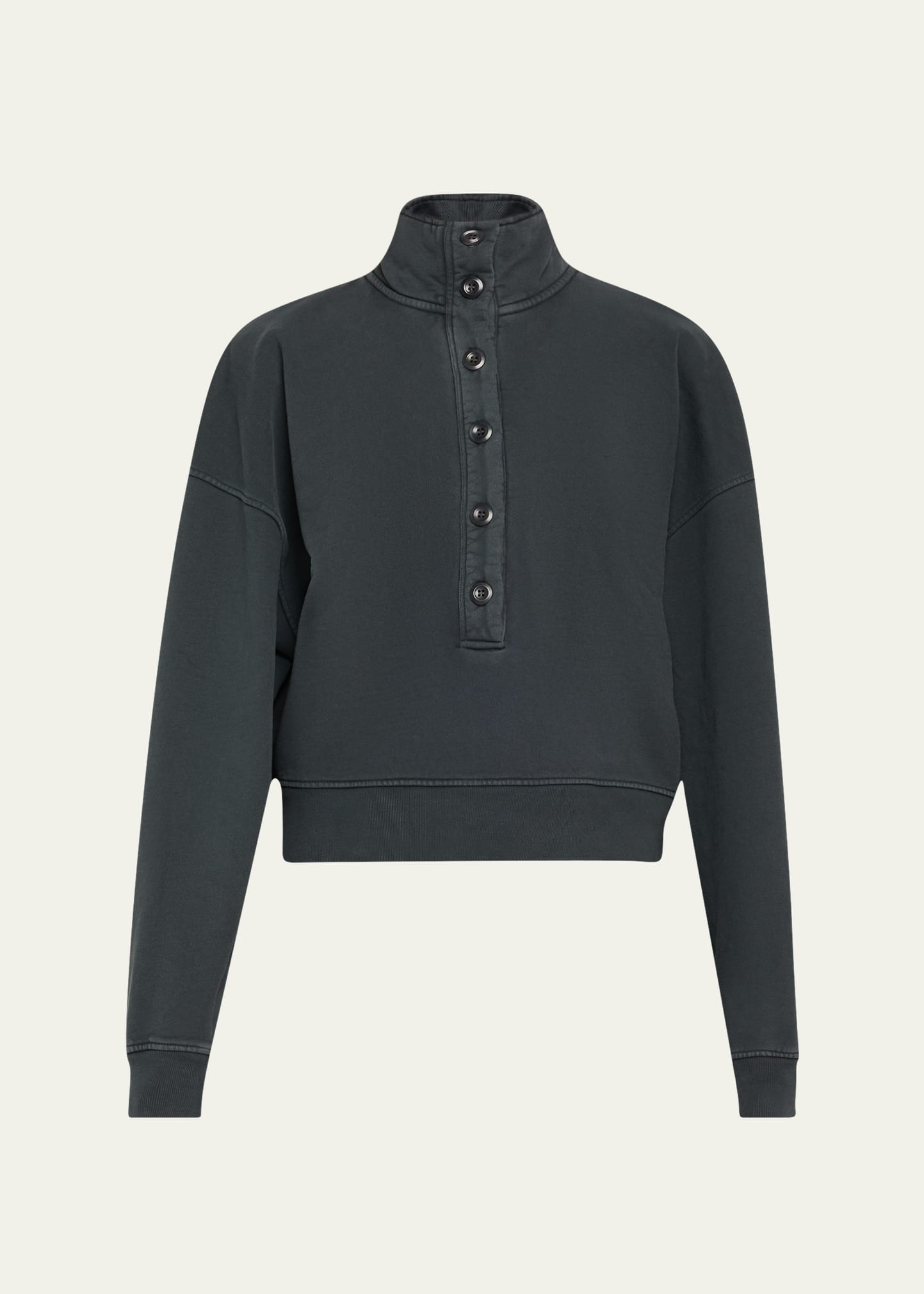 Citizens of Humanity Mirelle Buttoned Pullover Sweatshirt | Bergdorf Goodman