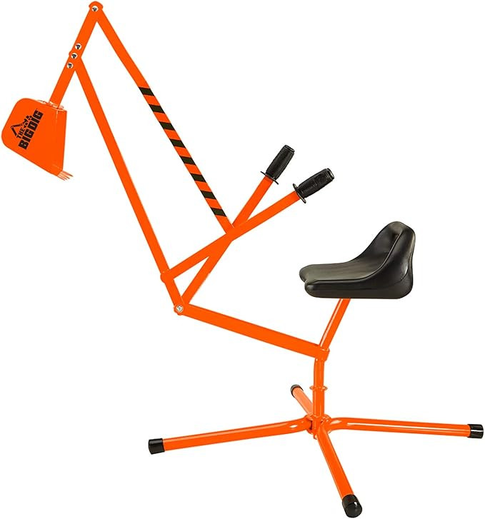 Special Edition Digger Excavator Ride On Crane and Pretend Play Construction Toy, Orange | Amazon (US)