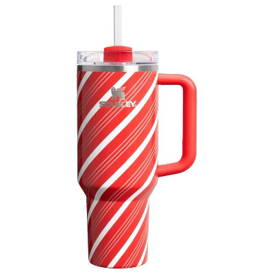 Stanley 40 oz Stainless Steel H2.0 FlowState Quencher Tumbler Candy Cane Twist | Target
