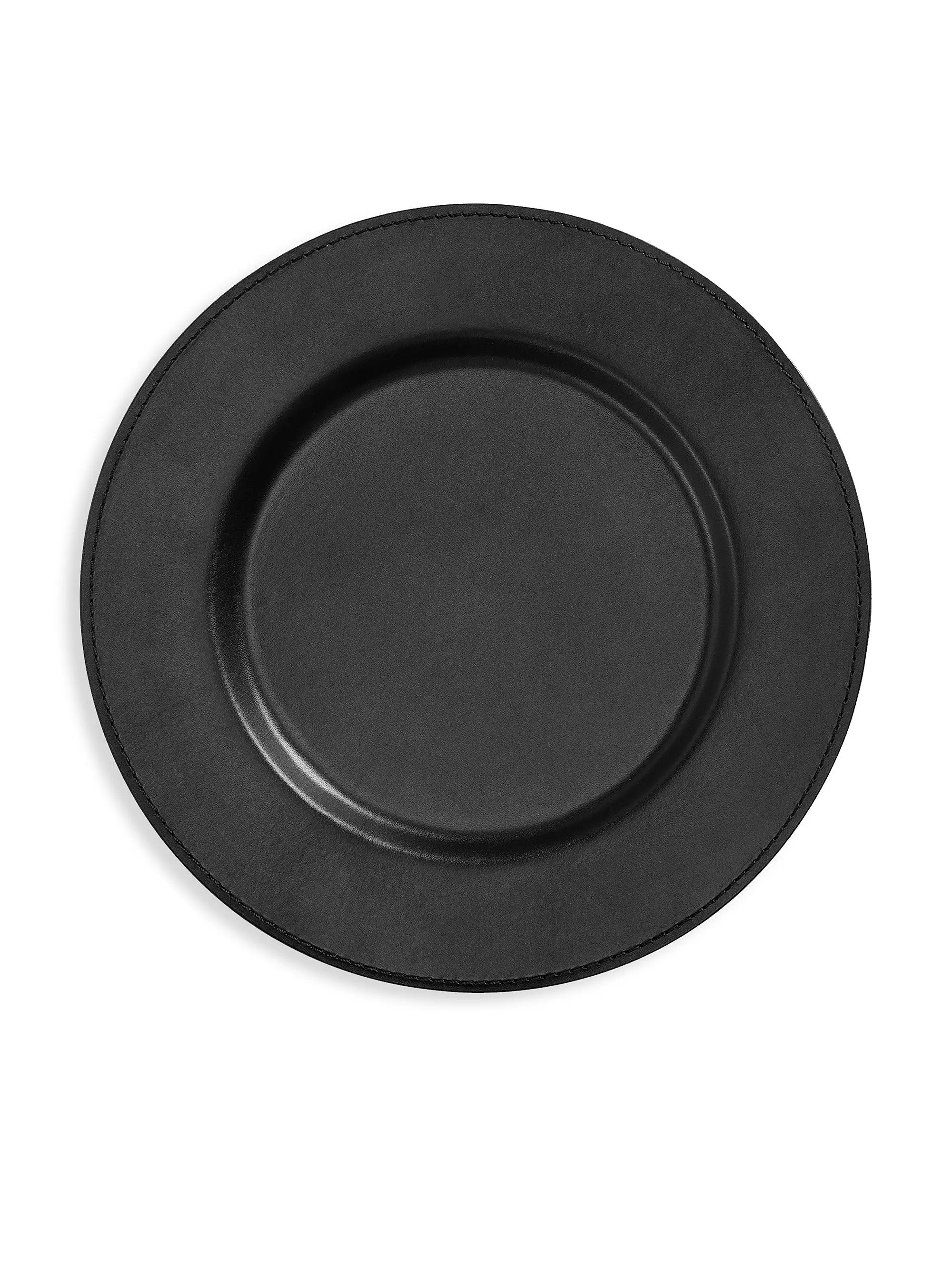 Wyatt Leather Charger | Saks Fifth Avenue