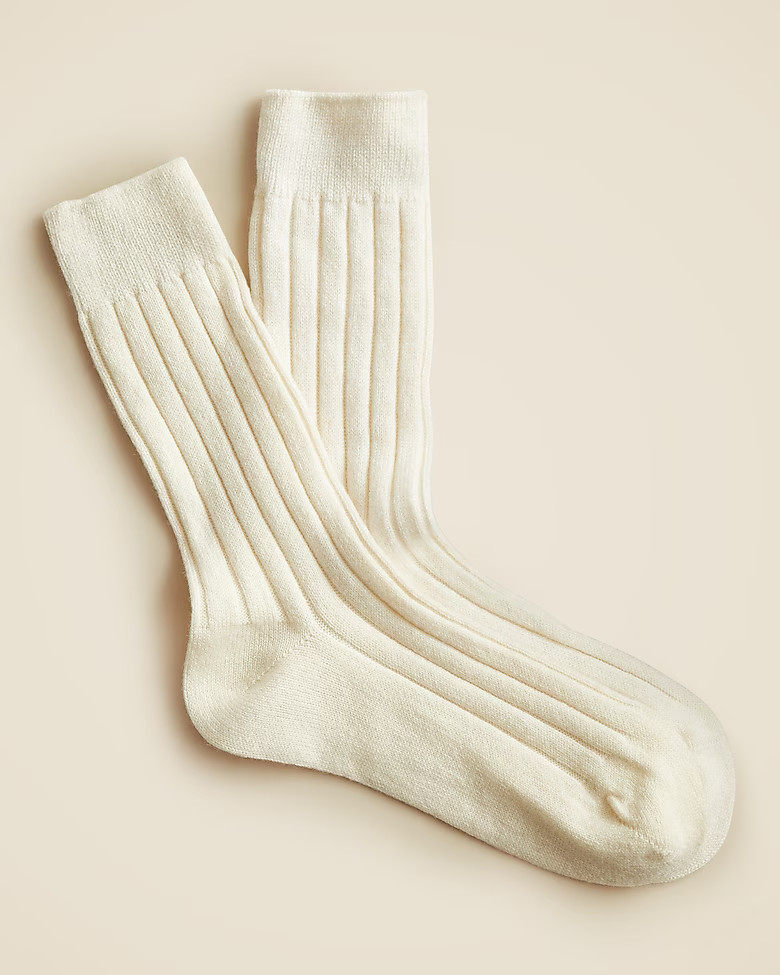 Cashmere-blend trouser socks | J. Crew US