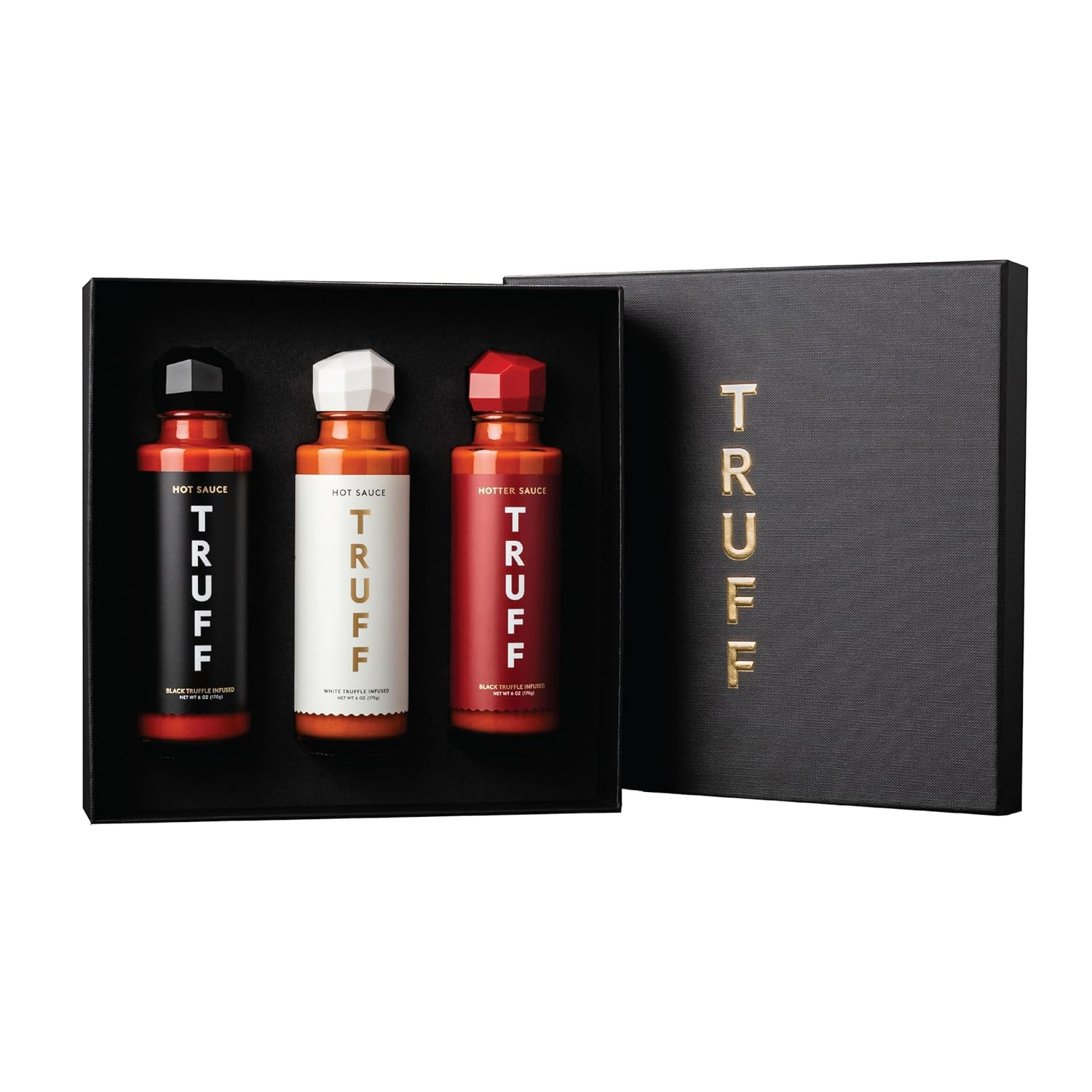 TRUFF Hot Sauce Variety Pack, Gourmet Hot Sauce Set of Original, Hotter and Limited White Edition... | Amazon (US)