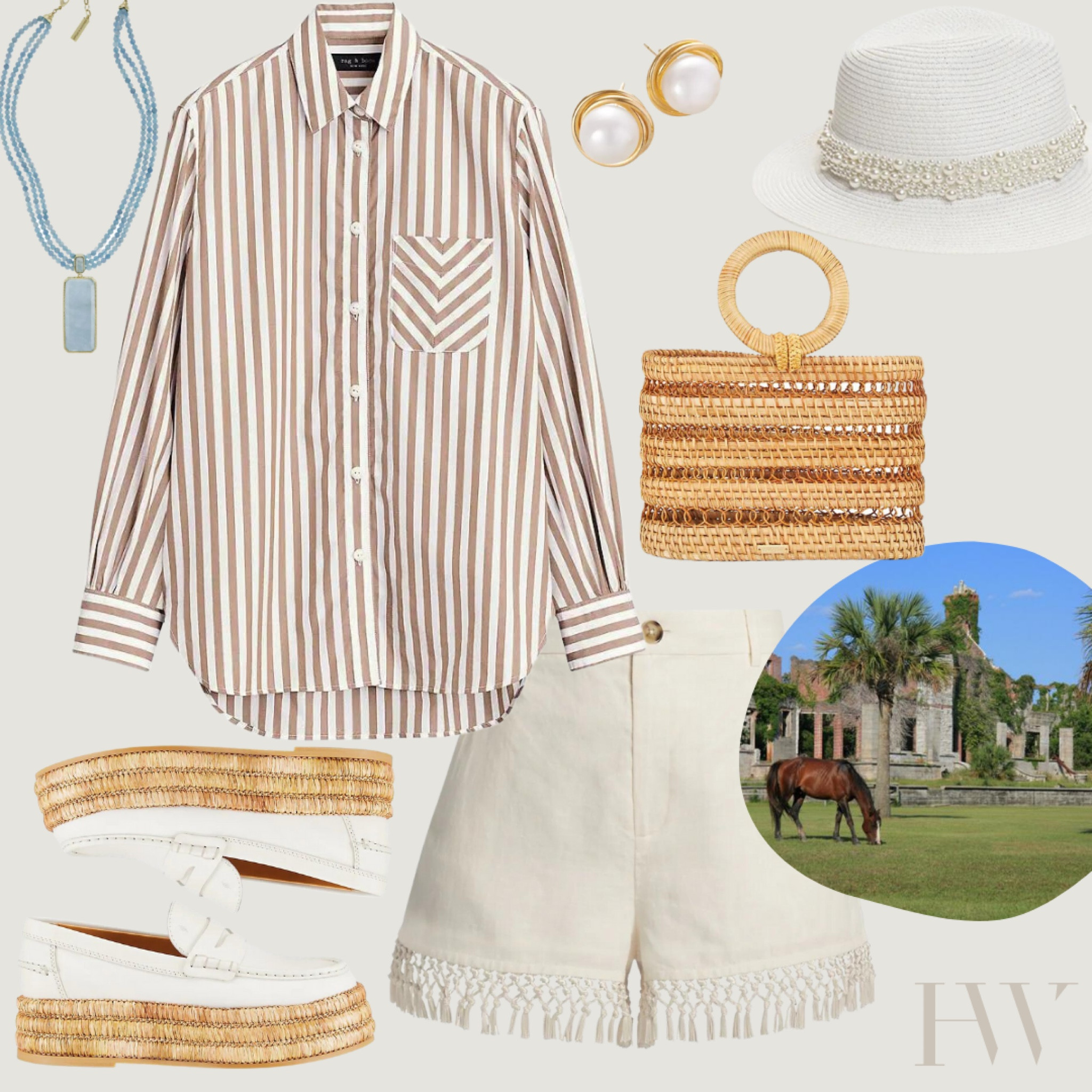 If you’ve never been to Cumberland Island, a barrier island on the Georgia Coast, put it on your summer to-do list 

Charming, historic, and full of nature - oh, and feral horses! 🐴  

Read more about this tucked away paradise and it’s deep historic roots on my blog soon! In the meantime, take a looksies on Google to learn all this dreamy island has to offer  

#georgia #coastalgrandmother #outfitoftheday #artsy #rattanbag #loafers #pearls #chic #vacationwear #whattowesronvavation #charleston


#LTKSeasonal #LTKtravel