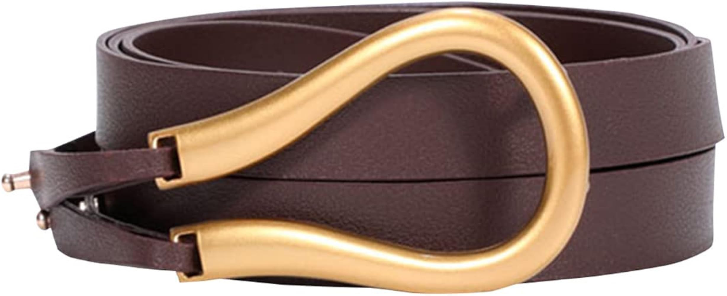 Women PU Leather Waist Belt Double Strap Tie Wrap Cinch Belt | Amazon (US)