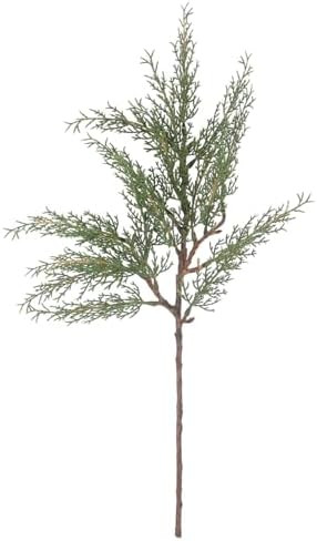 Holiday Collection Set-of-6 Faux Cedar Stem, Premium Artificial Indoor and Outdoor Large 20" Ceda... | Amazon (US)