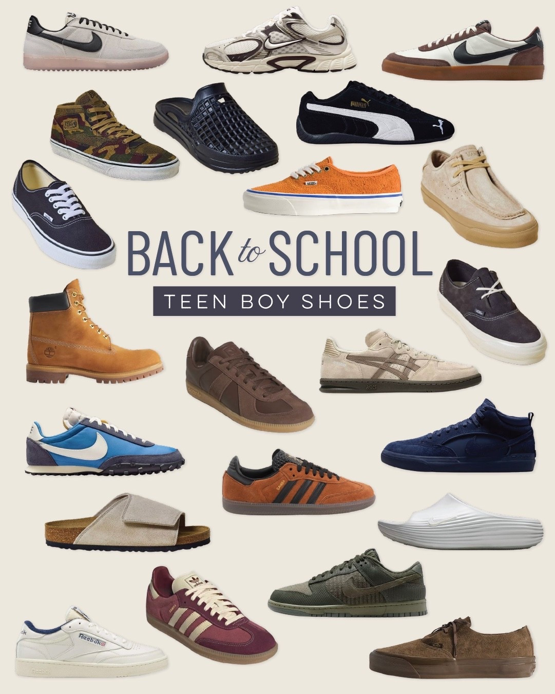 These are the sneakers he'll wear on repeat all school year long. Comfortable, cool, and easy to pair with everything from joggers to jeans.

#BackToSchoolStyle #TeenBoysFashion #EverydaySneakers

#LTKMens #LTKmomlife #LTKKids