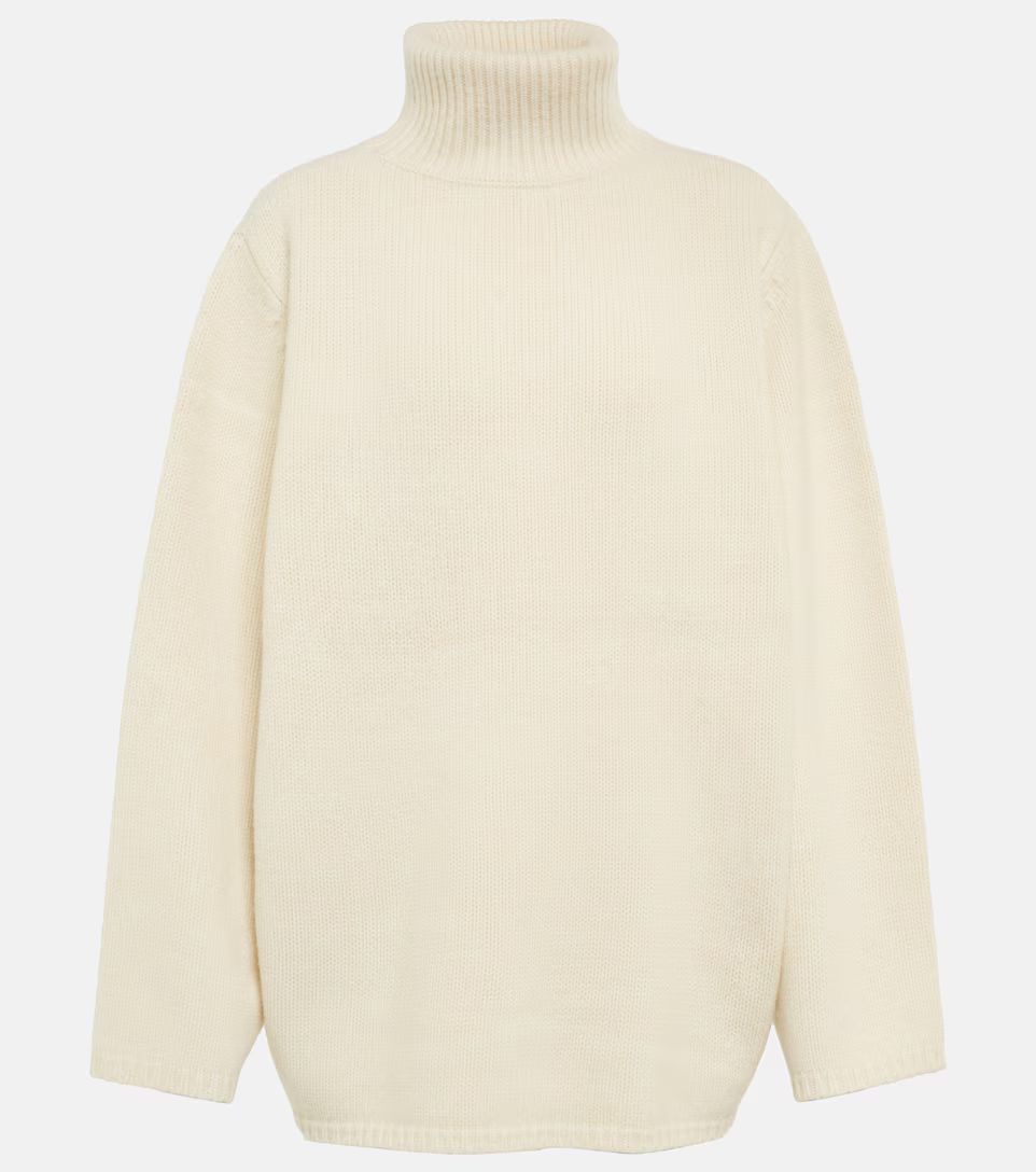 High-neck wool and cashmere sweater | Mytheresa (US/CA)