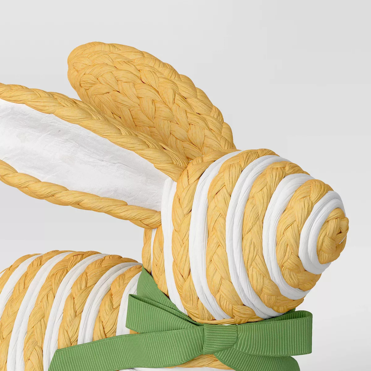 Laying Woven Easter Bunny Yellow - Threshold™ | Target