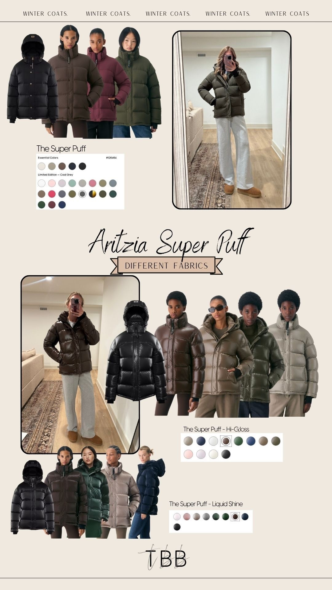 Aritzia super puff coats! Run tts but I  size up to medium to layer thicker sweaters underneath. This coat is worth the hype and I’ve had my first super puff for 3 years now! It’s super warm but also not heavy and bulky! Tall girl friendly too! Linked other length options below under “similar"

BASE UNDERNEATH: wearing medium in sweatshirt and medium TALL in lounge pants! Tall and + petite sizes! 

Winter coats, puffer coats, outdoors wear 

 #LTKSeasonal 

#LTKTall

#LTKTall