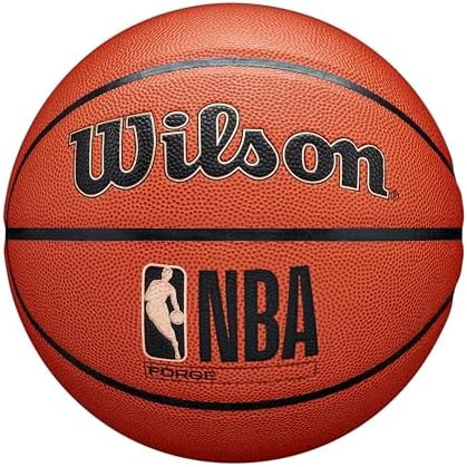WILSON NBA Forge Indoor/Outdoor Basketball - Brown, Size 7-29.5" | Amazon (US)