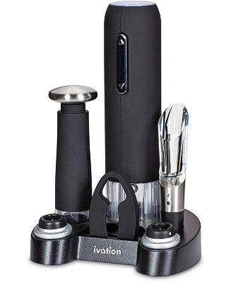 7 Piece Wine Set, Electric Wine Opener, Wine Aerator & More! | Macy's