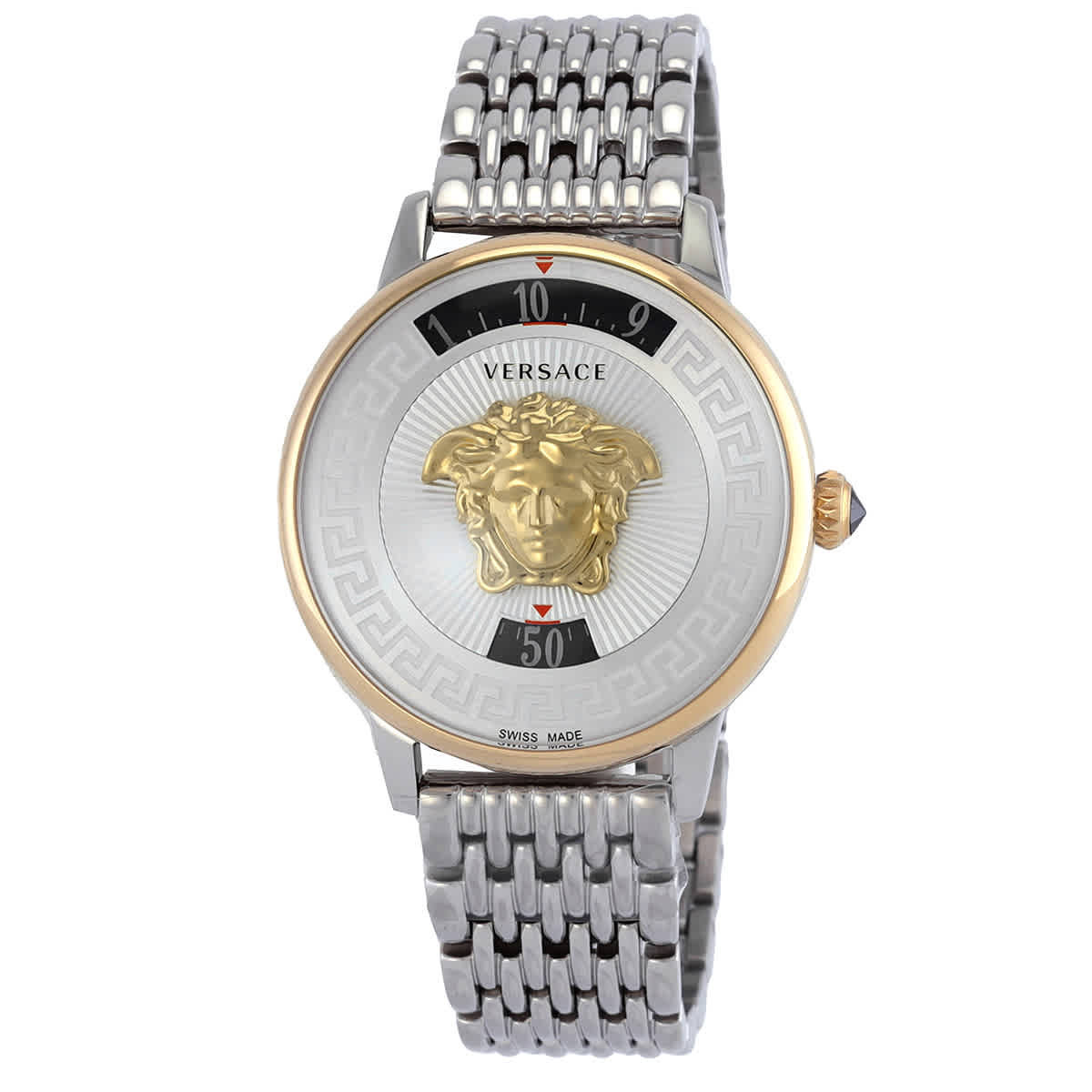 Versace Medusa Icon Quartz Silver Dial Ladies Watch VEZ200321 | Jomashop.com & JomaDeals.com
