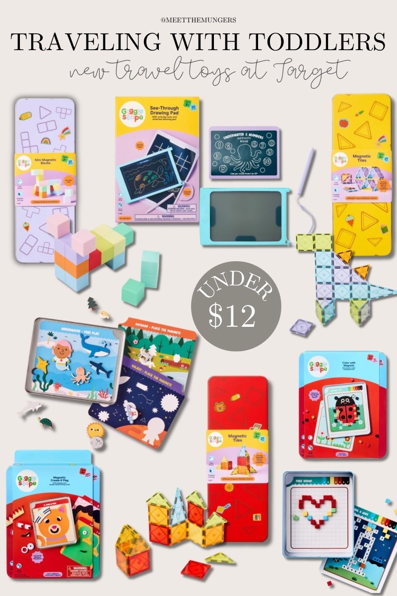 Traveling with toddlers? These Target travel toys are all under $12 and perfect for road trips, flights, and quiet time on the go! Great for toddlers and preschoolers

. #targetfinds #toddlertravel #traveltoys #momhack #travelwithkids 


#LTKKids #LTKFamily #LTKTravel