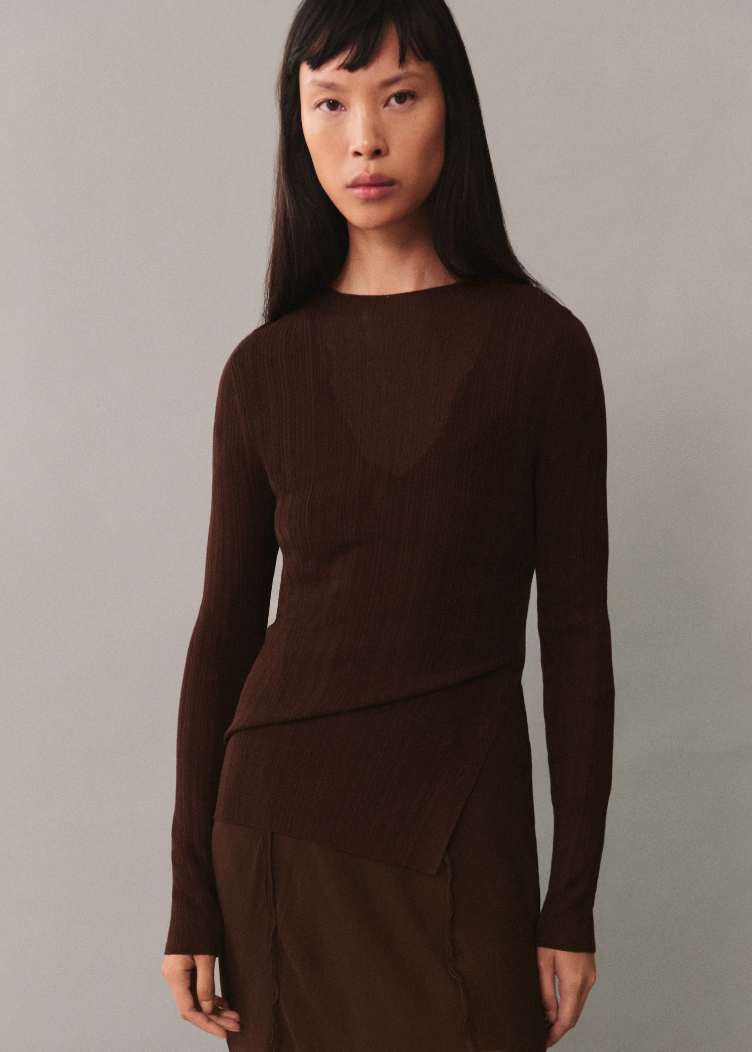 Semi-transparent t-shirt with button detail - Women | MANGO USA | Mango (US/MX/AU)