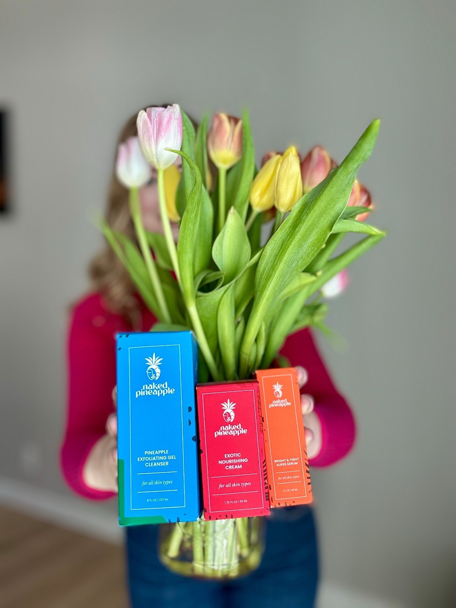 #AD Celebrate the incredible women in your life this Mother's Day with Naked Pineapple. Pamper them with the rejuvenating care they deserve with this exclusive Starter Kit . This specially curated set is designed to provide a luxurious experience that nourishes both body and spirit. Each product is crafted with natural ingredients, ensuring a gentle yet effective skincare routine that leaves skin feeling refreshed and radiant. I've been using the kit and I couldn't be happier with the results! The serum is perfect for my skin, enhancing its natural glow and elasticity, and it works wonders for all skin types. The Exotic Nourishing Cream is incredibly rich and deeply moisturizing, leaving my skin silky smooth and well-nourished. The starter kit is beautifully packaged and makes for a fantastic gift, offering a comprehensive skincare routine. I highly recommend this collection to anyone looking to transform their skincare regimen! @_NakedPineapple_
#NakedPineapple,
#NurtureWithNature

#LTKBeauty #LTKTravel #LTKFindsUnder100

#LTKSeasonal #LTKWedding #LTKParties

#LTKSaleAlert #LTKOver40 #LTKActive