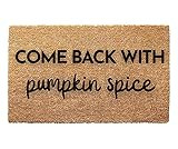 Come Back with Pumpkin Spice Halloween Vibe Doormat - Halloween Doormat - Decoration doormat, Welcom | Amazon (US)