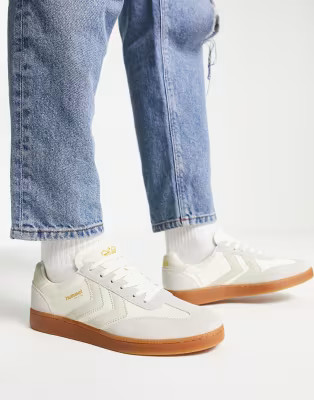Hummel VM78 cph nylon trainers in beige | ASOS (Global)