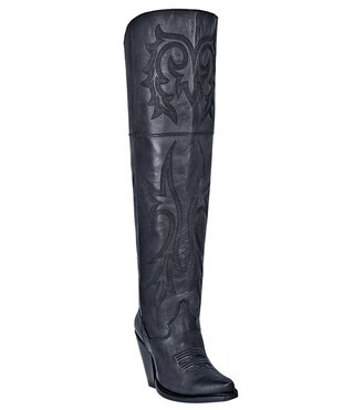 Dan PostJilted Leather Over-the-Knee Western Boots | Dillard's