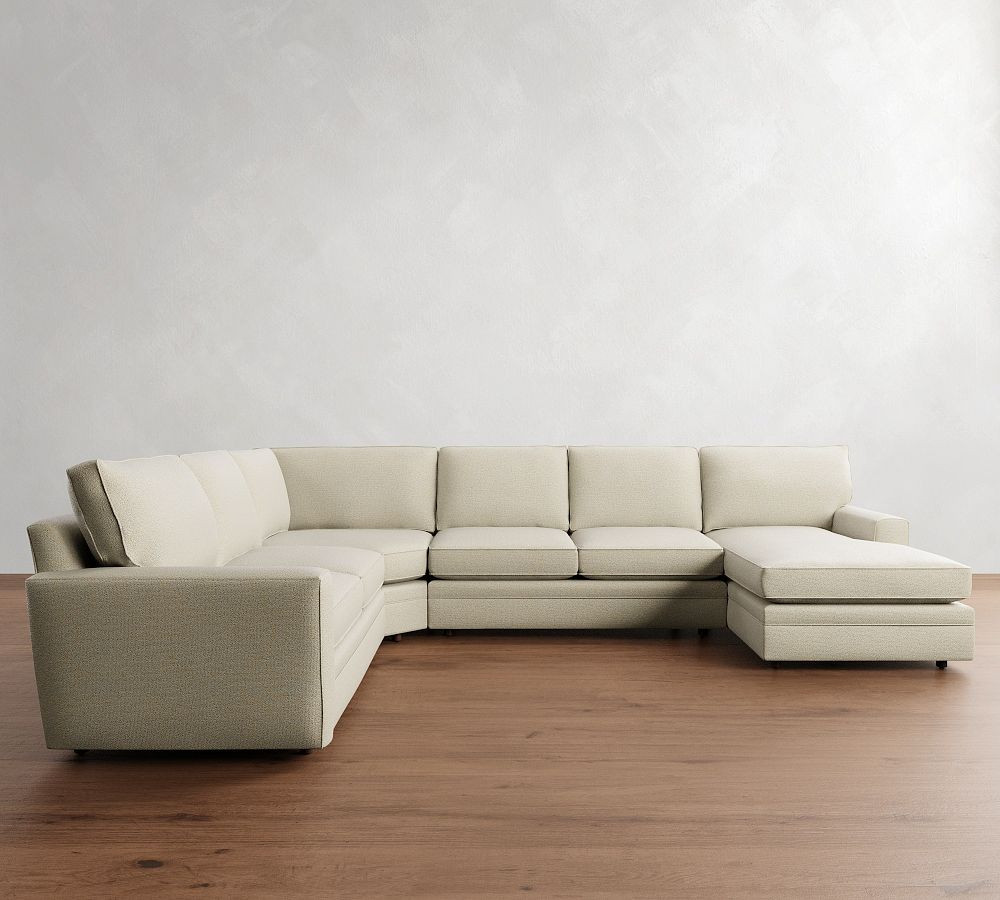 Pearce Square Arm 4-Piece Wedge Sectional (142") | Pottery Barn (US)