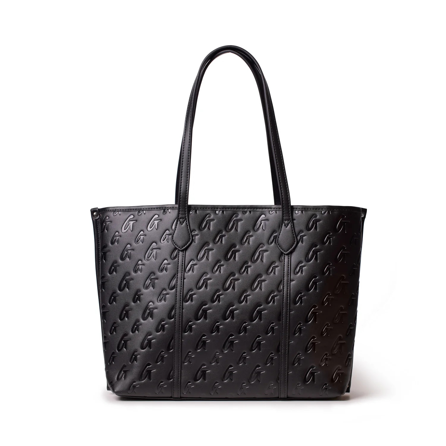 MONOGRAM SLEEK TOTE - BLACK | Glam-Aholic Lifestyle