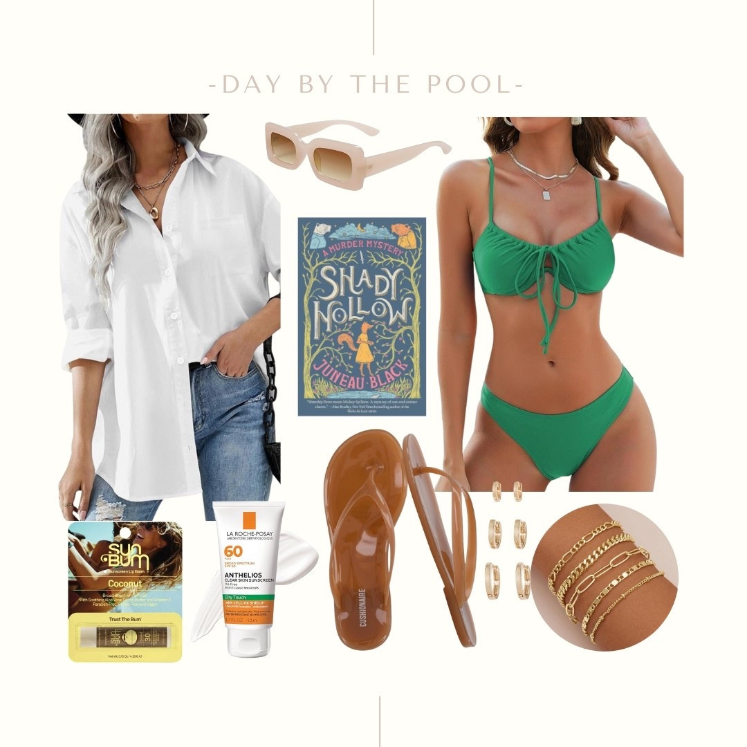 Outfit for a day by the pool! Casual pool day / outfit for Mexico / midsize ootd idea 

#LTKTravel #LTKMidsize #LTKFindsUnder50