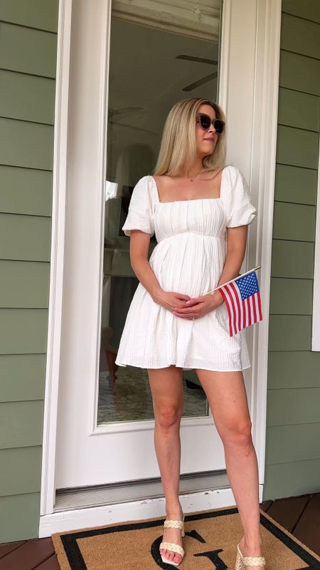 July 4th inspired Summer outfits from pink blush maternity! All are post bump friendly as well. 🤍🇺🇸 Use code OLIVIACCGREEN at checkout for 25% off their entire site. 🫶🏻 

Bump style, pregnancy style, summer dresses 

#LTKbump #LTKstyletip #LTKunder100