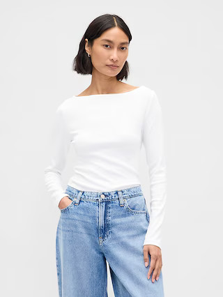 Modern Boatneck T-Shirt | Gap (US)