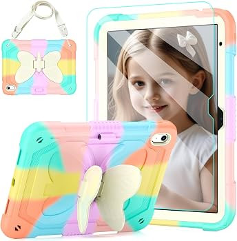 Kids Shockproof Case for iPad A16 11th Gen 2025 & 10th Gen 2022, with Screen Protector, 10ft Drop... | Amazon (US)