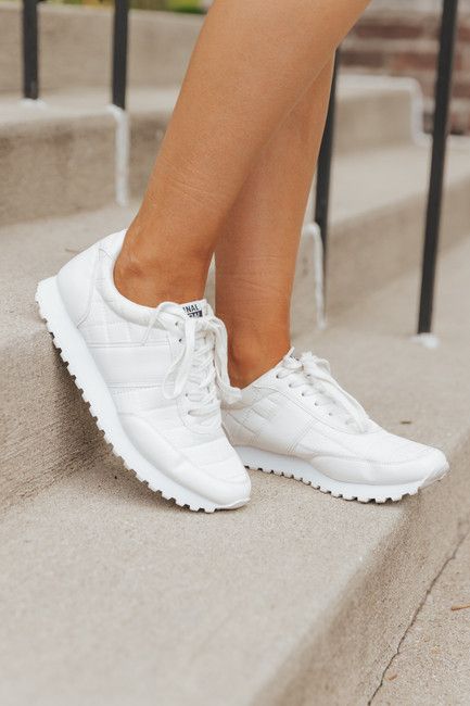 Dirty Laundry By Chinese Laundry White Desert Dog Quilted Sneakers | Magnolia Boutique