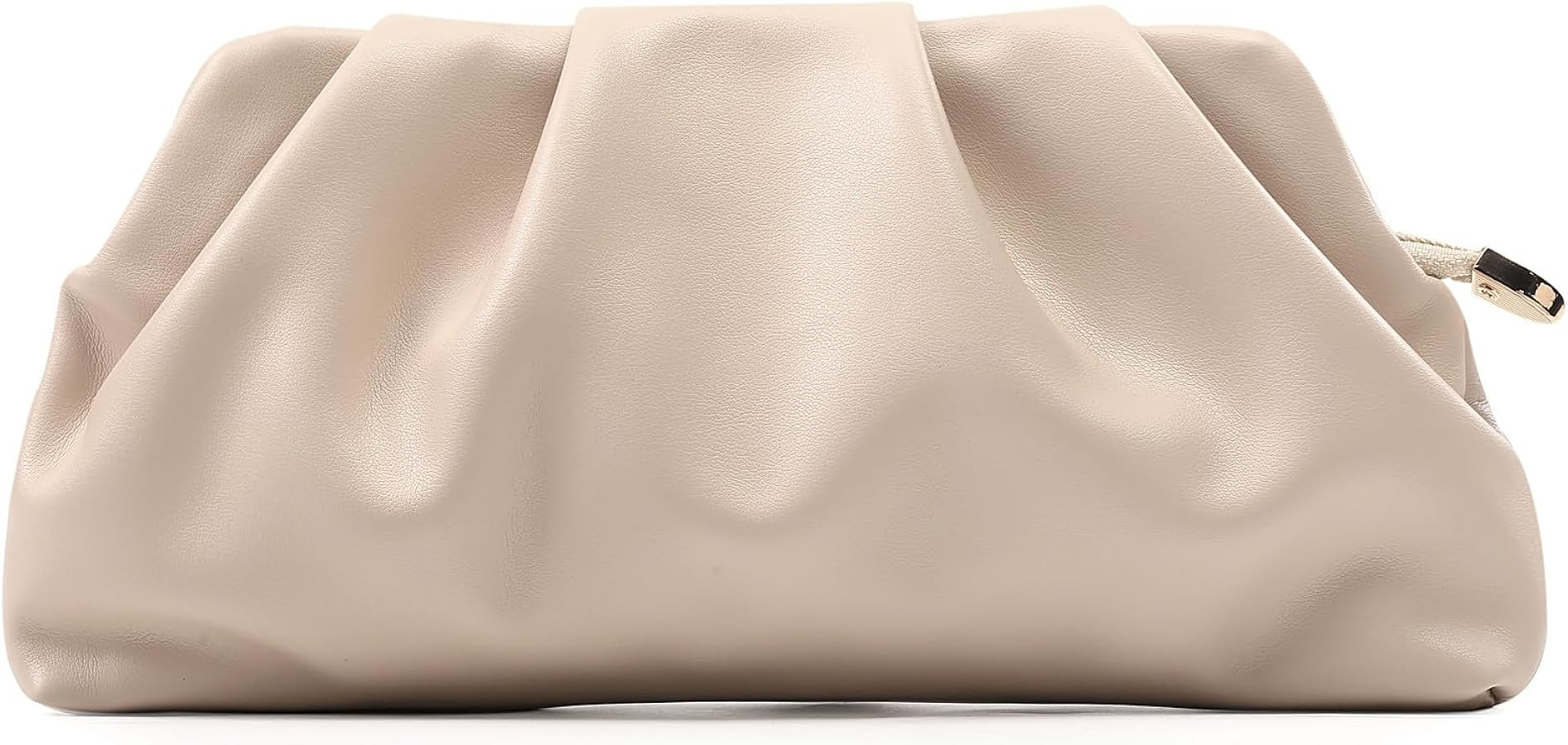 Evening Bag for Women Ruched Clutch Purse Detachable Metal Chain Crossbody Bag | Amazon (US)