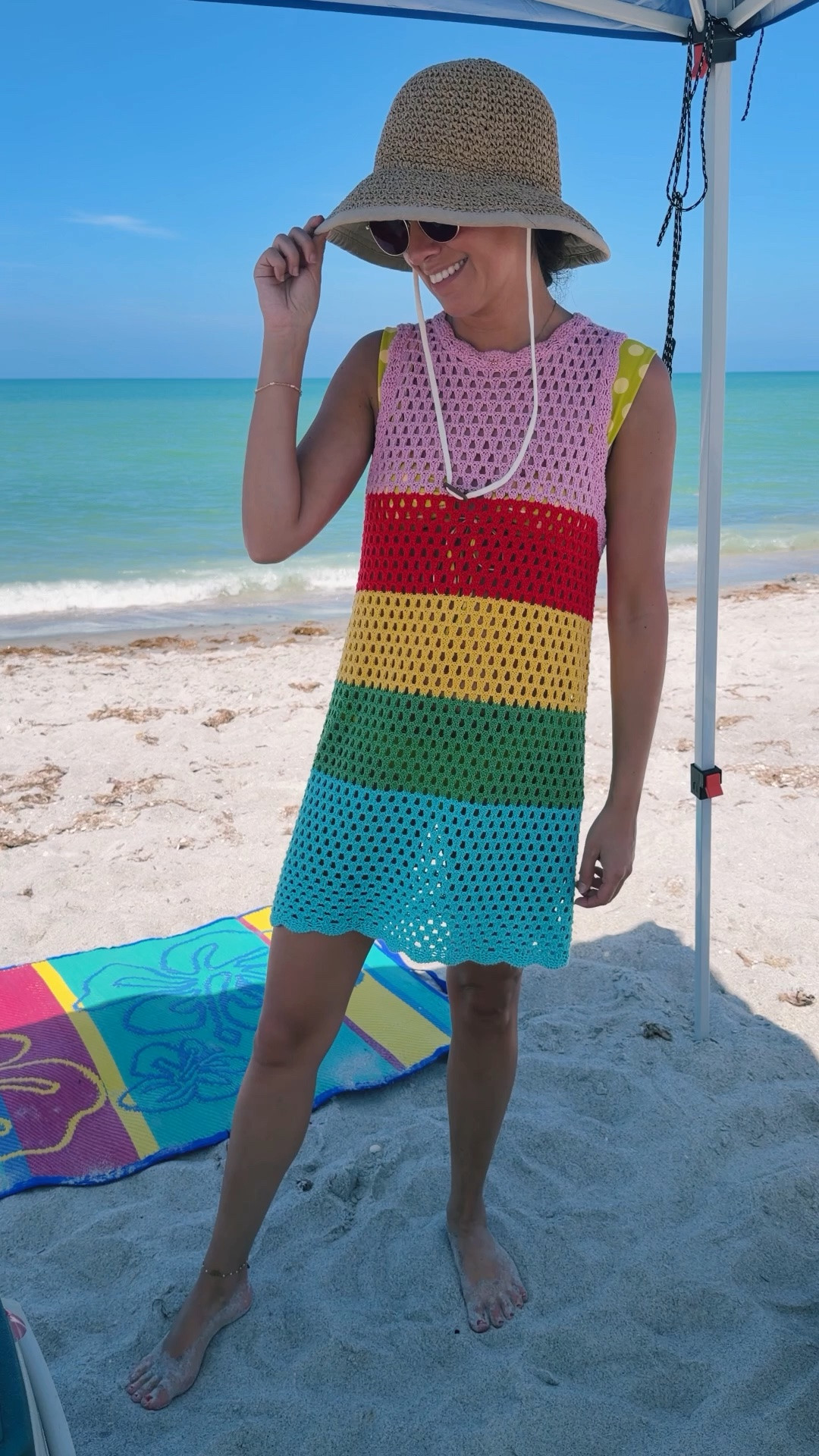 xs in my swimsuit coverup (I also have it in cream!) and xs in my bikini top and my bikini bottom 🌈

#LTKTravel #LTKPetite #LTKgrwm