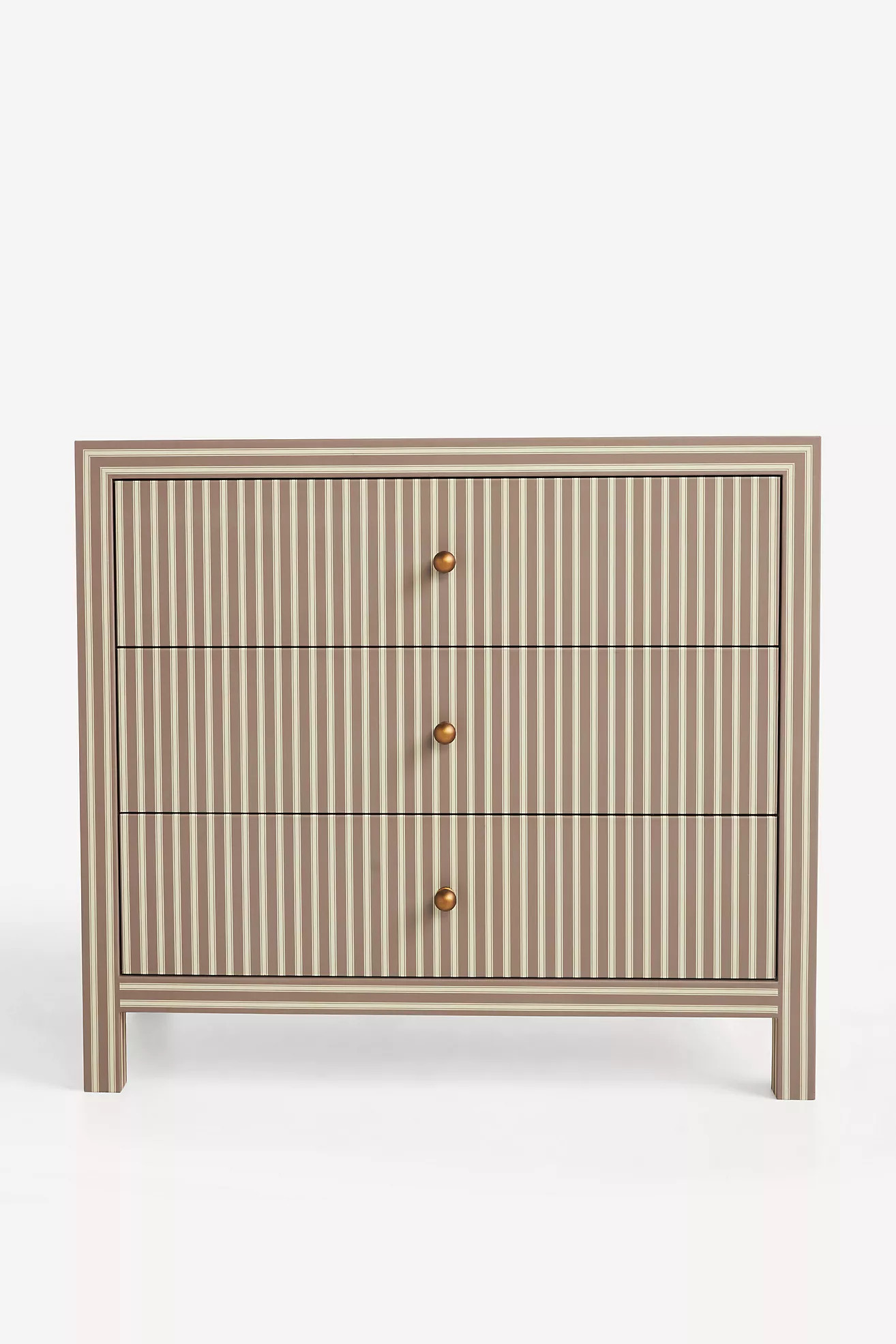 Hale Canvas Three-Drawer Dresser | Anthropologie (US)
