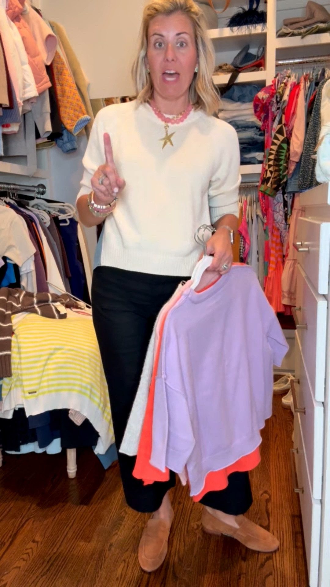 A boxy sweater…find one you love and get in several colors. The Goldie is definitely a closet keeper I wear an xs. 
*Use code CATHERINE20 3/6-3/9 to save 20% when you spend $100+

Use code CMLP15 for 15% off at Lilla P

#LTKOver40 #LTKmomlife #LTKdayinmylife