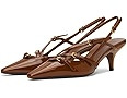 CORNMOOD Slingback Kitten Heels for Women Pointed Toe Stiletto Low Heels with Buckle Strap Heeled... | Amazon (US)