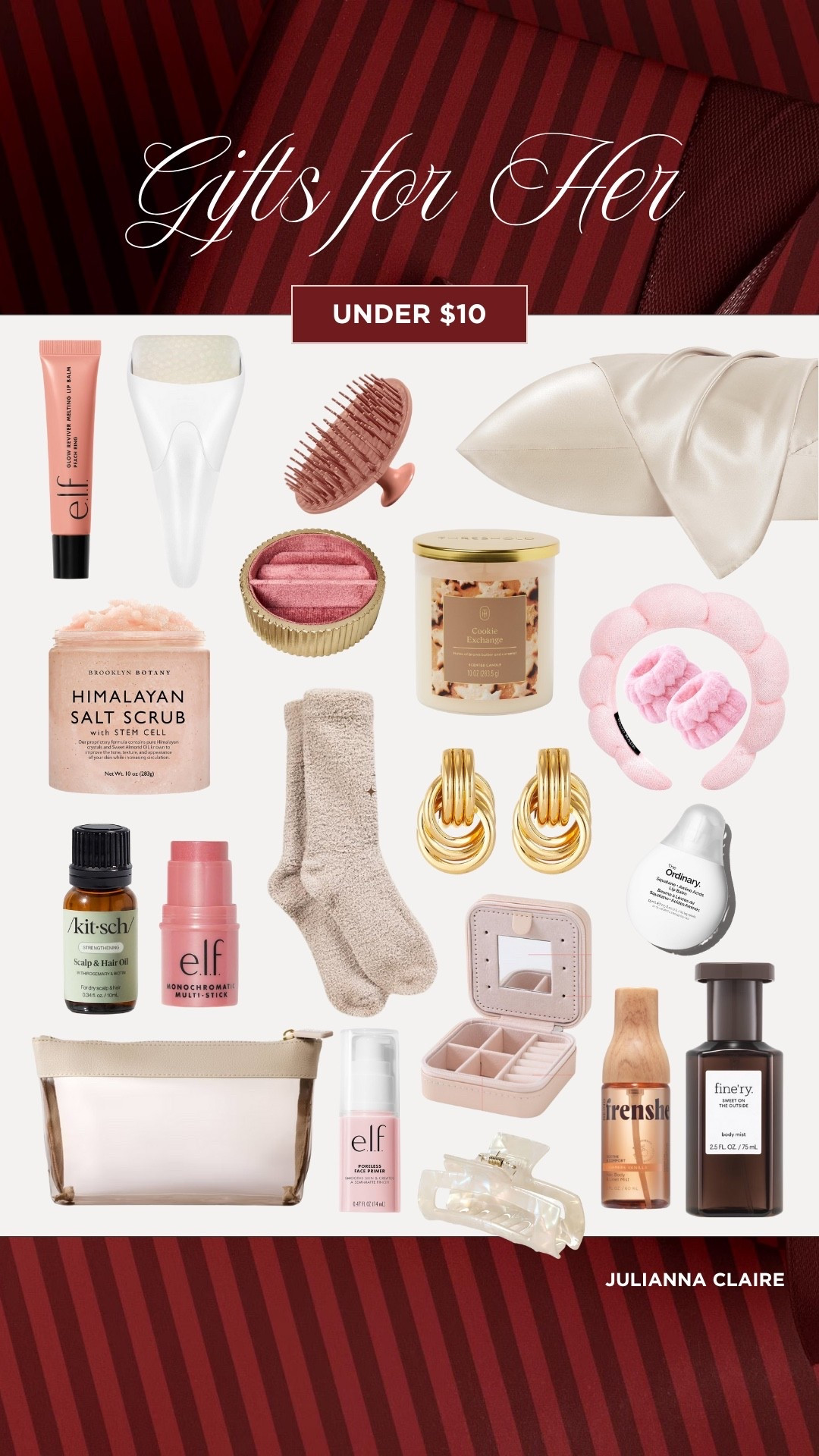 Holiday gift guide for her: under $10 🎄✨

#LTKHoliday #LTKGiftGuide #LTKBeauty