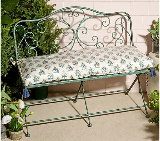 Make Your Selection: Cozy Cottage by Liz Marie Bench Cushion | QVC