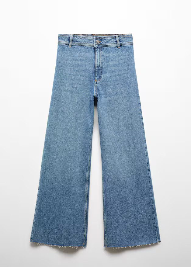 Jeans culotte high waist | MANGO (US)