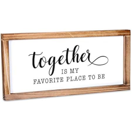 Together They Built A Life They Loved Sign 8x17 Inches, Farmhouse Love Signs For Home Decor, And So  | Amazon (US)