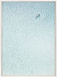 DesignOvation Sylvie Woman Floating Framed Canvas By Amy Peterson, 23x33 White, Calming Colorful ... | Amazon (US)