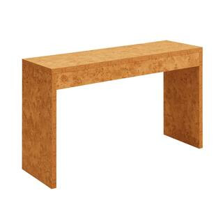 Convenience Concepts Northfield 48 in. Light Burl Rectangle Particle Board Console Table R4-0693 ... | The Home Depot