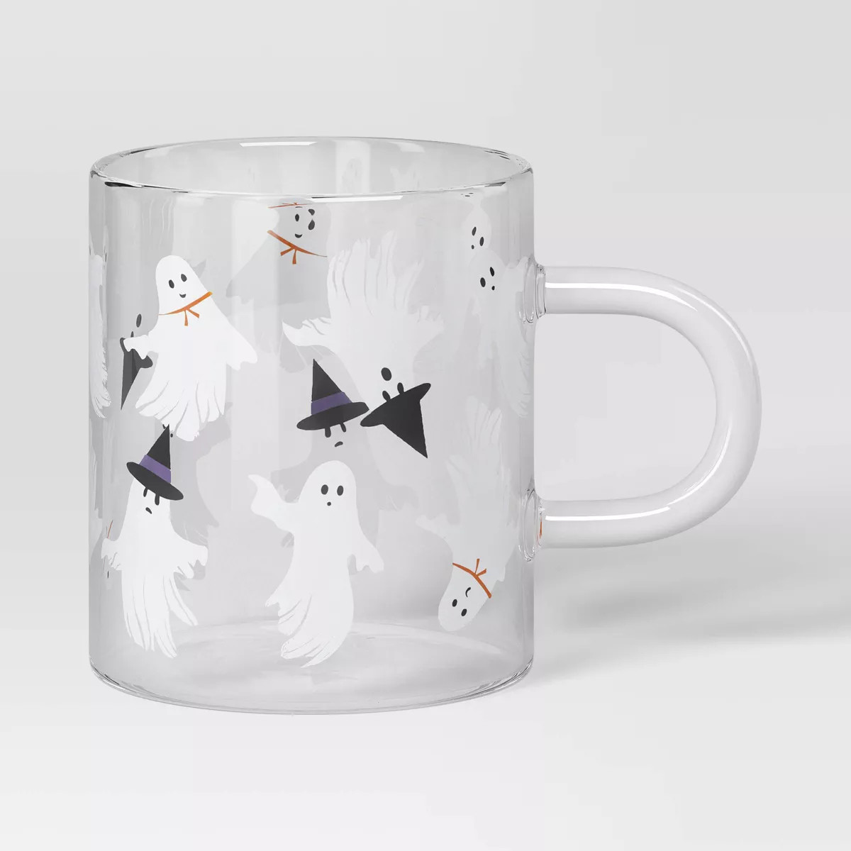 15.2 fl oz Glass Ghost Print Mug - Hyde and EEK! Boutique™ | Target