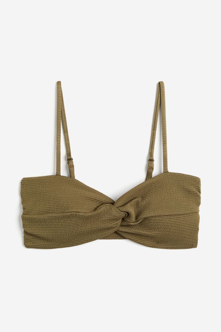 Padded twist-detail bikini top | H&M (UK, MY, IN, SG, PH, TW, HK)