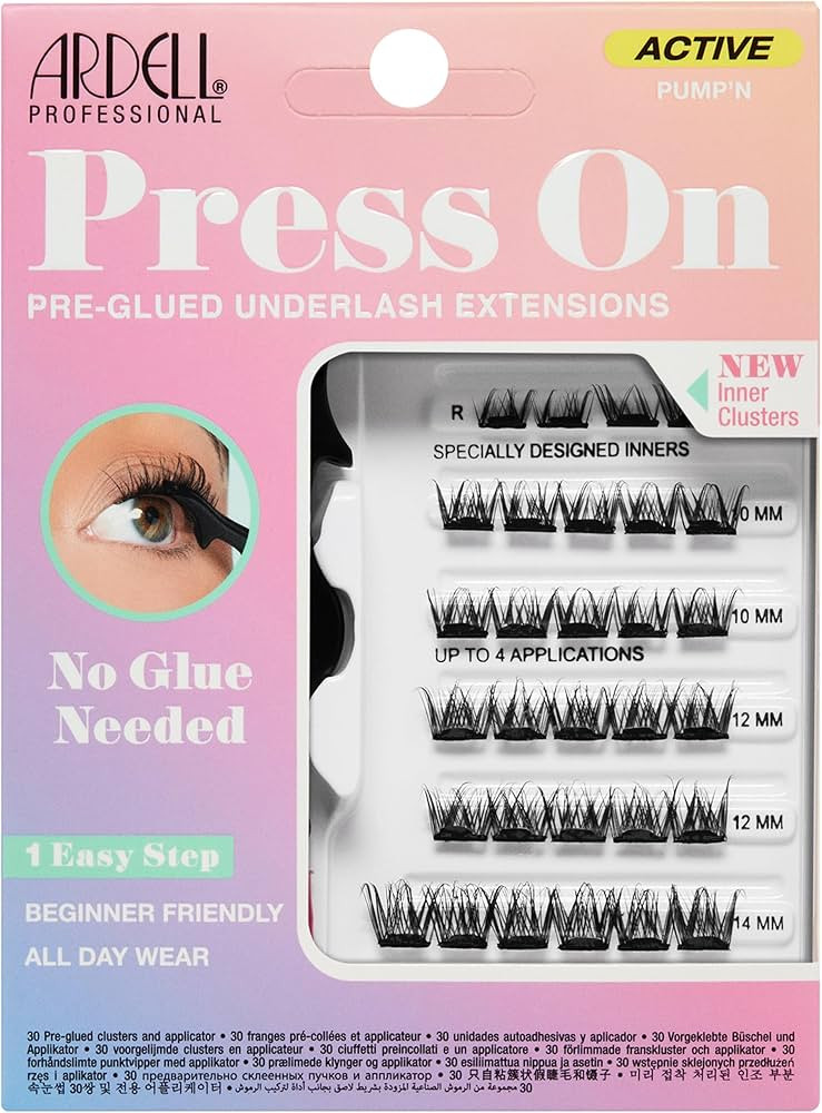 Ardell Active Press On Preglued Underlash Clusters - Pump'n, 1-pack | Amazon (US)