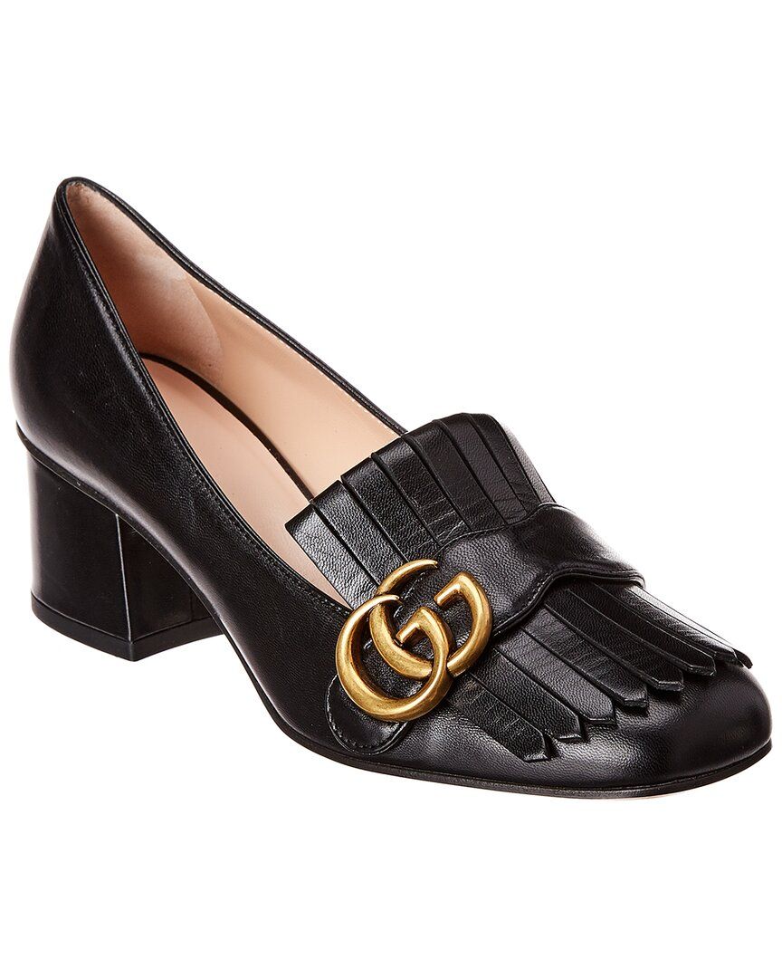 Gucci GG Marmont Leather Pump | Gilt