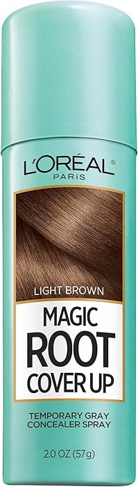 L'Oreal Paris Magic Root Cover Up Gray Hair Spray, 100% Gray Hair Coverage with Buildable, Lightw... | Amazon (US)