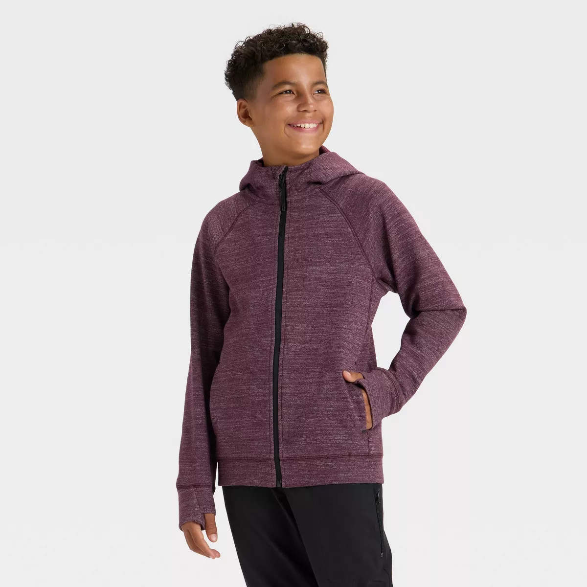 Boys' Siro Ponte Full Zip Hoodie Sweatshirt - All In Motion™ | Target