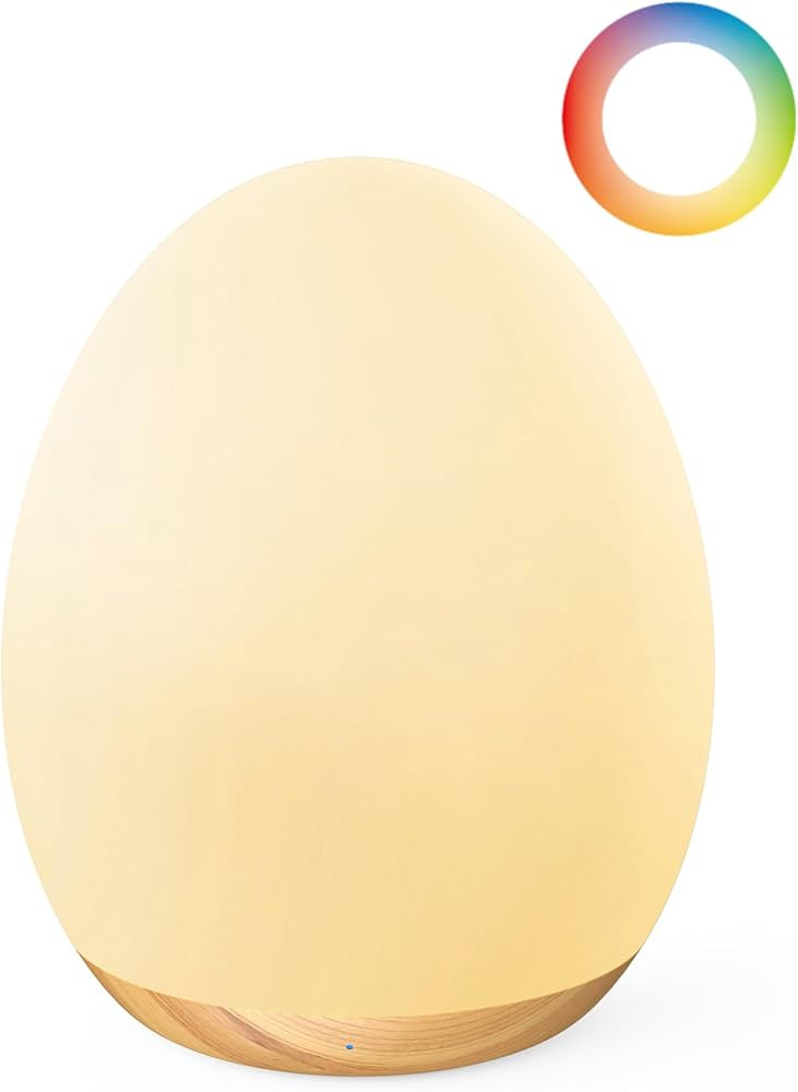 JolyWell Nachtlicht Kinder, Stilllicht Baby mit 8 Farbwechselmodi und Dimmfunktion, Touch-Steueru... | Amazon (DE)