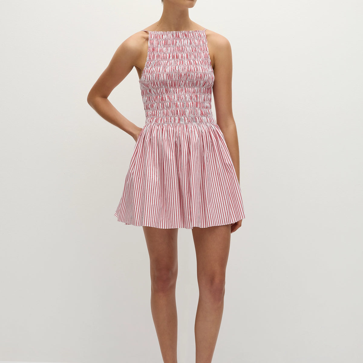 Laia Mini Dress Riviera Stripe | Faithfull (AU)