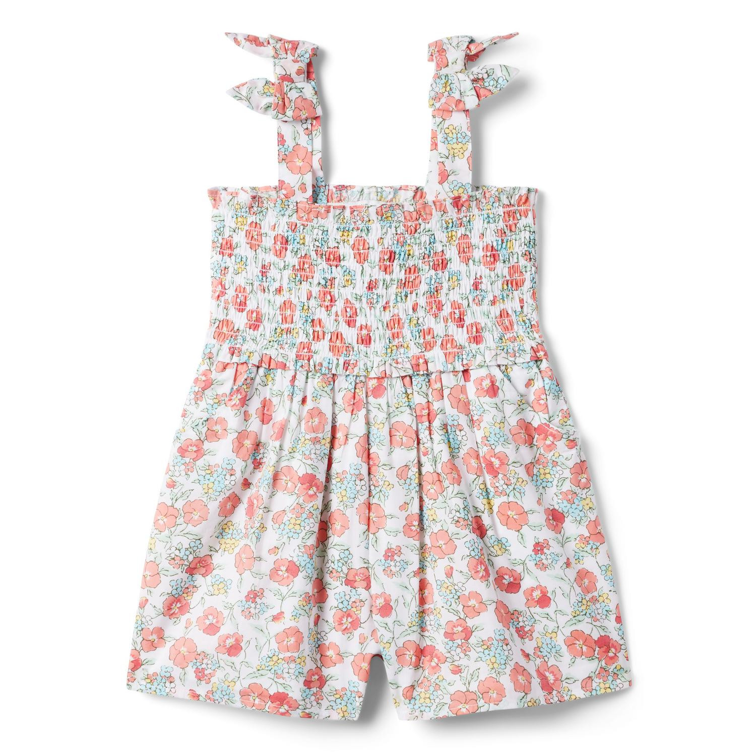 Floral Smocked Romper | Janie and Jack